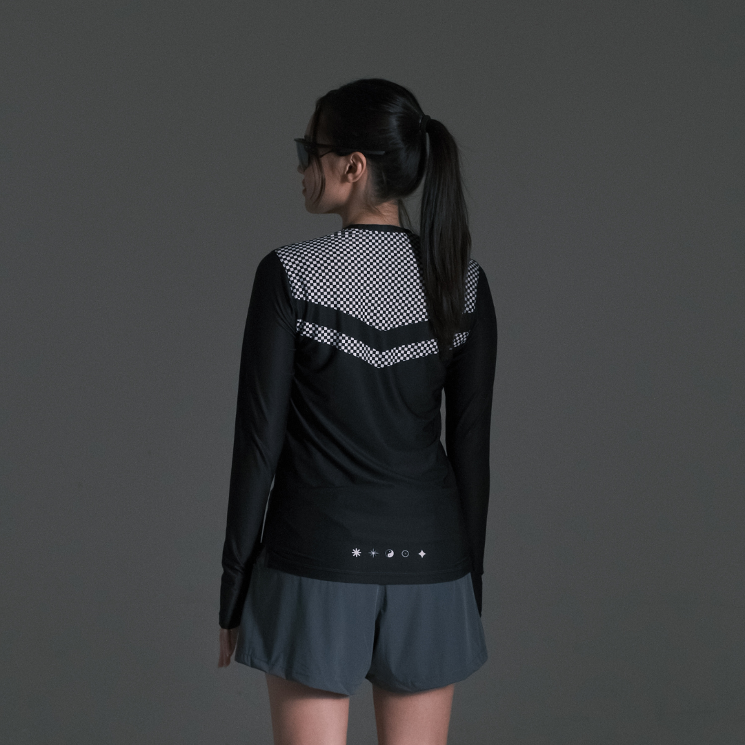 S.E BLACK LONG SLEVEE WOMAN - Easy Sunday Running