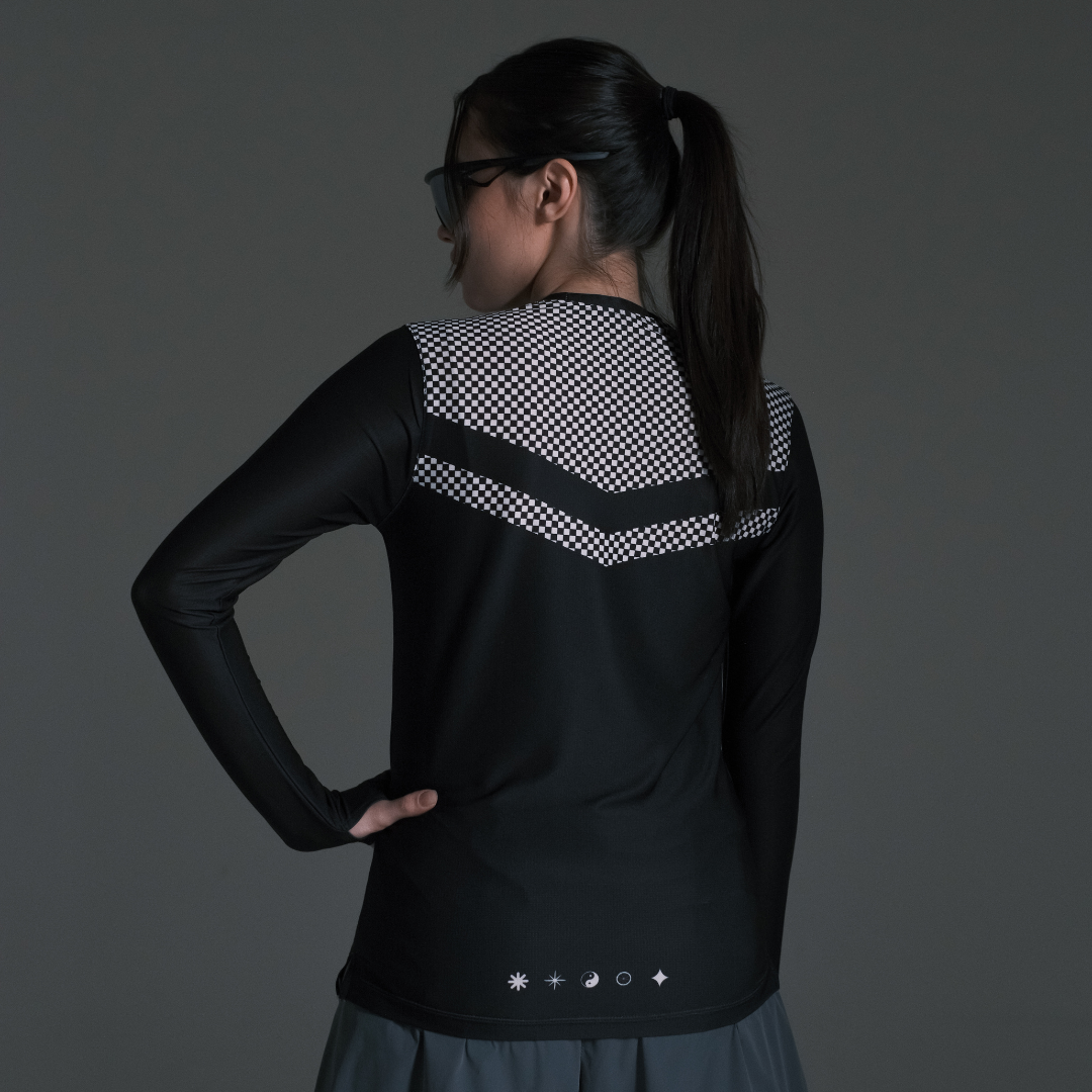 S.E BLACK LONG SLEVEE WOMAN - Easy Sunday Running